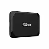 Crucial X9 SSD 1TB Portátil, hasta 1050MB/s, Compatible con PC, Mac, PlayStation y Xbox, Disco Duro Sólido Externo, USB-C 3.2 - CT1000X9SSD902