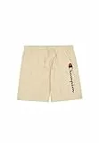 Champion Legacy-Beachshorts with Large Logo Pantalón Corto de Playa, Beige (Ms091), L para Hombre