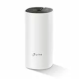 TP-Link Deco E4 (1-pack) - Repetidor Wi-Fi Mesh AC1200, Doble Banda 5GHz/2.4Ghz,Modo Punto de Acceso, Cobertura hasta 140m², 2x Puertos 100/10 Mbps, Conexión hasta 100 dispositivos