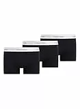 Calvin Klein, Men's, Trunk 3Pk 000NB3963A, Black (Black, Black, Black), XL