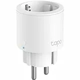 Tapo TP-Link P115 - Mini Enchufe Inteligente Wi-Fi con Monitoreo Energético, Programar el Encendido/Apagado, Ahorro Energía, Compatible con Alexa y Google Home, Color Blanco