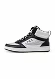 FILA Rega Nf Mid, Zapatillas Hombre, Negro Blanco, 42 EU