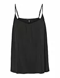 VERO MODA Vmfilli Singlet Noos, camiseta sin mangas Mujer, Negro (Black Black), 42 (Talla del fabricante: Large)