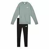 PUMA Relaxed Sweat Suit TR, Trajes de punto Mujer, Green Moon,