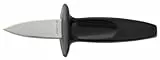 ARCOS Cuchillo Abre Ostras en Acero Inoxidable 60 Mm y Mango Ergonómico de Polipropileno. Cuchillo Abridor de Ostras. Gadget de Cocina Profesional. Color Negro