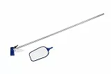 Bestway 58013 - Kit de Limpieza Piscinas Limpiafondos, Recogehojas y Pértiga 174 cm, Multicolor