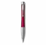 PARKER Urban Twist Bolígrafo | Magenta Vivo con Detalles Cromados | Punta Mediana con Tinta Azule | Caja Para Regalo