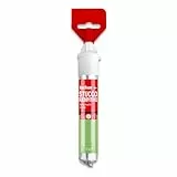 Fischer 552152 - Masilla rellenadora en tubo con espátula integrada para cubrir agujeros y grietas, acabado liso, color blanco, 70 ml