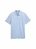TOM TAILOR Polo para Hombre, 21068 - Light Powder Blue, 3XL