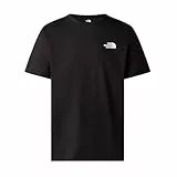 THE NORTH FACE Camiseta Redbox 87NP para Hombre de algodón Negro, Negro, XL