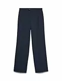 VERO MODA Vmtexas MW Straight Pant Noos, Azul Marino, M / 30L Mujeres