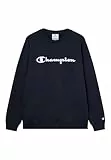 Champion Legacy Man - Sudadera con Logotipo Grande para Hombre, Azul, Talla M, Azul (Bs501), M