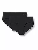 sloggi Women's sloggi Zero Microfibre 2.0 H Hipster 2P Briefs, Black, S