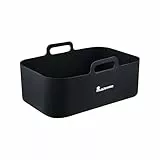 MasterPro FOODIES COLLECTION - Bandeja de Horno Rectangular para AIRFRYER 2.7x19.5x7+2 cm Silicona - Superficie Antiadherente - Distribuye el Calor Uniformemente en el Horno de Aire - Fácil de Limpiar