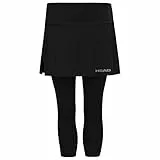 HEAD CLUB 3/4 Tights Skort Women, Negro, M