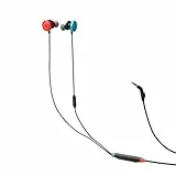 JBL Quantum 50N, auriculares intraaurales para gaming con cable, USB-C, JBL QuantumSURROUND, micrófono, botones para volumen y silenciar micrófono, compatibilidad multiplataforma, azul y rojo
