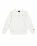Champion Legacy Basics B-Ultralight Powerblend Fleece Crewneck Sudadera, Blanco, 11-12 Years Niños y Adolescentes