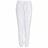 Armani Exchange Essential, Signature, Shiny Logo on Drawstring Pantalones Deportivos, Blanco (Optic White), M para Mujer