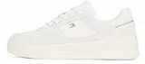 Tommy Hilfiger Court Sneaker Mujer Essential Basket Low Top, Blanco (Ecru), 36