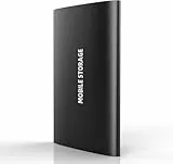 Disco Duro Externo 2T USB Ultrafino Diseño Metálico Portátil para Mac, PC, Laptop, Ordenador, Smart TV