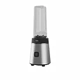 AEG SB3-1-2ST - Batidora de Vaso - 300W, 2 velocidades, Vaso Portátil de 0,92 litros, Cuchilla de 4 Hojas, Apta Lavavajillas, Inox