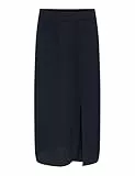 ONLY Onlnova Life Vis Piper Slit Skirt Solid Falda, Azul Oscuro, XL para Mujer