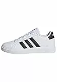 adidas Grand Court Lifestyle Tennis Lace-Up Shoes, Zapatillas de Tenis Unisex niños, Cloud White Core Black Core Black, 40 EU