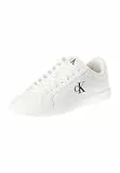 Calvin Klein Sneaker con Suela Cupsole Mujer Low Top, Blanco (Triple Bright White), 37