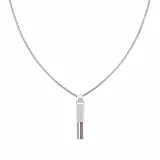 Tommy Hilfiger Jewelry Collar con Colgante para Hombre en Acero Inoxidable con una Placa Grabada - 2790314