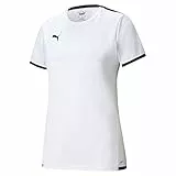 PUMA Mujer Shirt, White Black, M