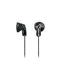 Sony MDRE9LPB - Auriculares de Botón, Color Negro, Intraurales, Alámbrico