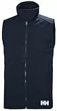 Helly Hansen Hombre Chaleco Softshell Paramount, L, Azul marino