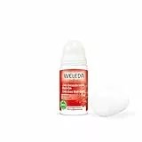 Weleda -Desodorante Roll-On de Granada, Neutraliza y Previene los Olores Corporales Desagradables, 24 Horas de Protección, 100% Natural, Sin Sales de Aluminio, Aroma Sensual y Femenino, Vegano - 50 ml