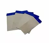 Nespoli Kit de 4 Espátulas Emplastecer Inoxidables, Tamaño 5' 8' 10' 12', Ideal para Emplastecer, Espátulas de Acero Inoxidable