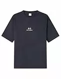 Springfield Sushi SS Graphic T-Shirt. 100% BCI Cotton Camiseta De Algodón, Azul, M Hombre