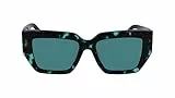 CALVIN KLEIN JEANS CKJ23608S Gafas, Green Havana, 54/17/140 para Mujer