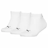 PUMA Kids Plain Sneaker Calcetines para zapatillas, Blanco, 31-34 Unisex niños
