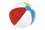 Bestway-24'' Panel Beach Ball Bestway. Pelota de Playa 31022, Color blanco, uk: 24 inch (BW31022)