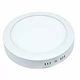 Lampara Led Plafon de Techo 20W 1600Lm 22cm Redondo Superficie Instalacion Facil Driver Incluido (6000K-Blanco Frio)