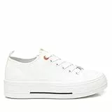 REFRESH - Zapatilla Mujer Blanco - Calzado Cómodo y Versátil - Moda Casual - Modelo 17281702 (Talla 36)