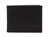 Levi's Batwing Bifold ID, Accesorio de Viaje- Billetera Plegable Hombre, Negro (Regular Black), Talla Única