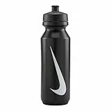 NIKE Nb221 Botella de Bebidas, Adultos Unisex, Negro/Blanco, 22oz