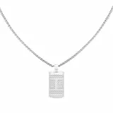 Tommy Hilfiger Jewelry Collar para Hombre en Acero Inoxidable con una Placa Grabada - 2790316