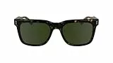 Calvin Klein Men's Sunglasses CK24536S - Dark Havana with Solid Green Lens