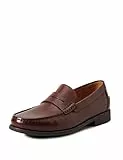 Geox U New Damon B, Mocasines Hombre, Marrón Dk Brown, 42 EU