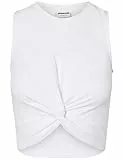 NOISY MAY NMTWIGGI S/L Top 3 Noos Camiseta, Bright White, M para Mujer