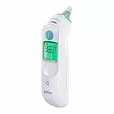 Braun ThermoScan 6, IRT6515 - Termómetro digital de oído para adultos, bebés, niños pequeños y niños - Rápido, suave y preciso con resultados codificados por colores