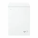 Candy CCHH 100E, Congelador Arcón Horizontal, Ancho 55CM, 97L, Tecnología Estática, 1 Cesto, Control Electrónico Externo, Indicador de Temperatura, Alarma Aumento de Temperatura, 39DB, Blanco