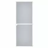 Amig - Mosquitera para Puerta - 100 x 220 cm - Protección Eficaz - Ajustable - Kit Completo con Marco, Malla y Accesorios - Aluminio y Fibra de Vidrio - Blanco/Gris - Protección Anti-Mosquitos