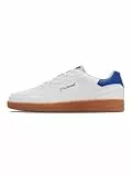 hummel Match Point MP, Zapatillas Unisex Adulto, Blanco y Azul, 42 EU